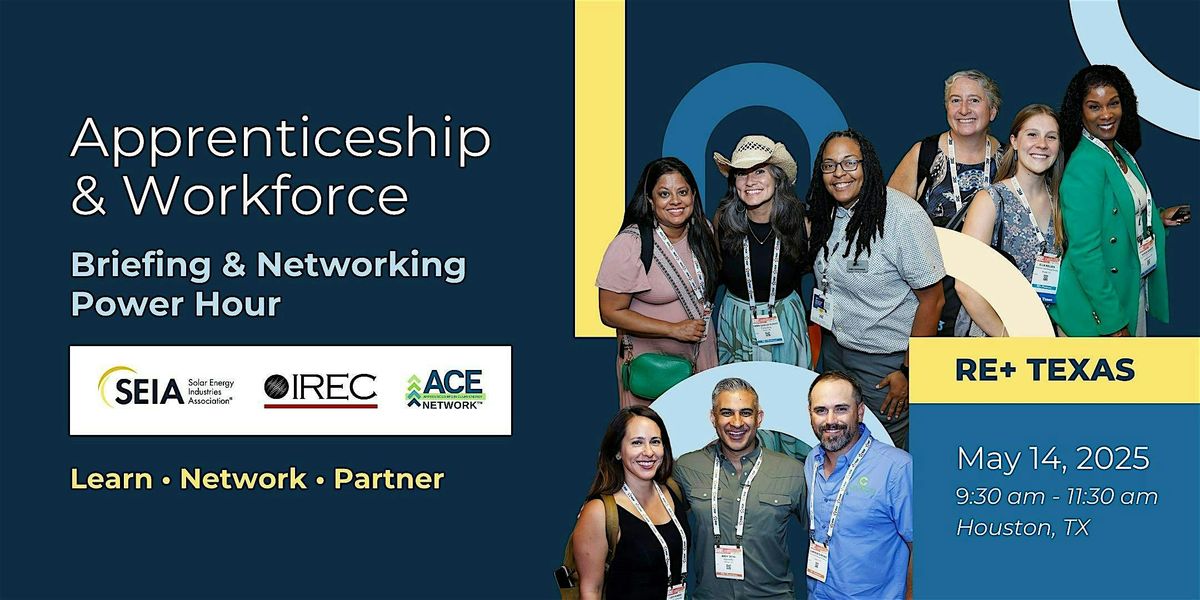 Apprenticeship & Workforce Briefing & Networking Power Hour, 14 May | Event in Houston | AllEvents