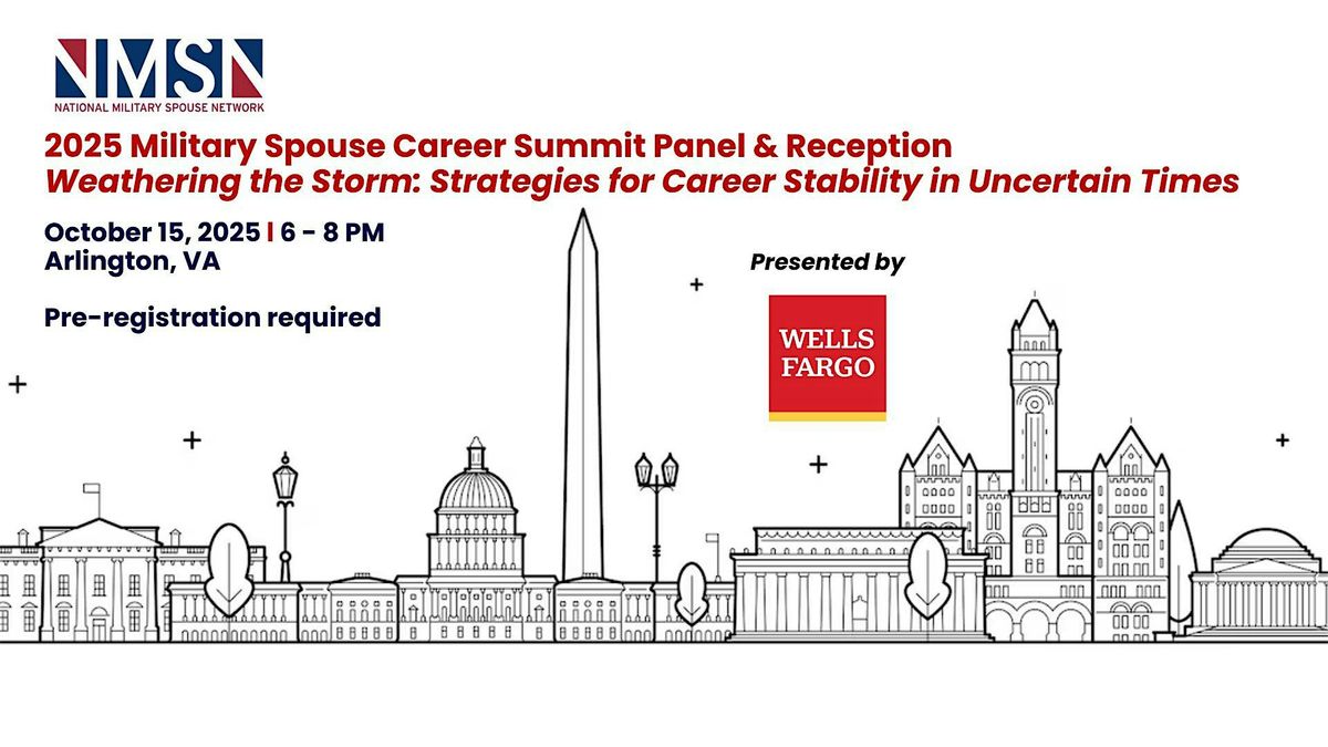 Weathering the Storm: Strategies for Career Stability in Uncertain Times, 15 October | Event in Arlington