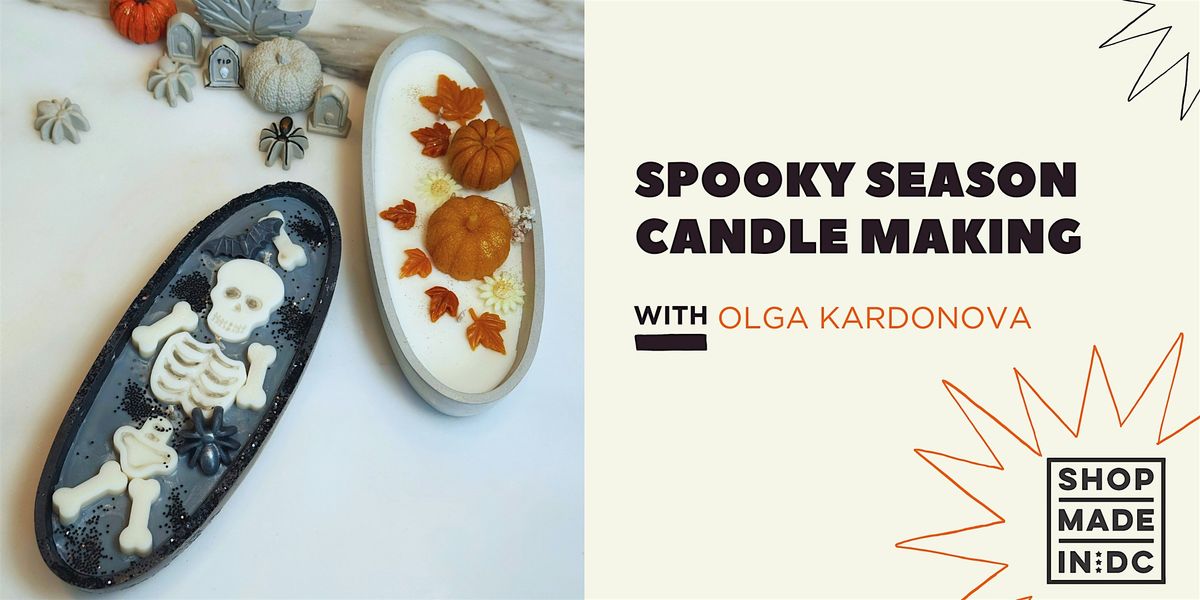 Spooky Season Candle Making with Olga Kardonova, 9 October | Event in Washington | AllEvents