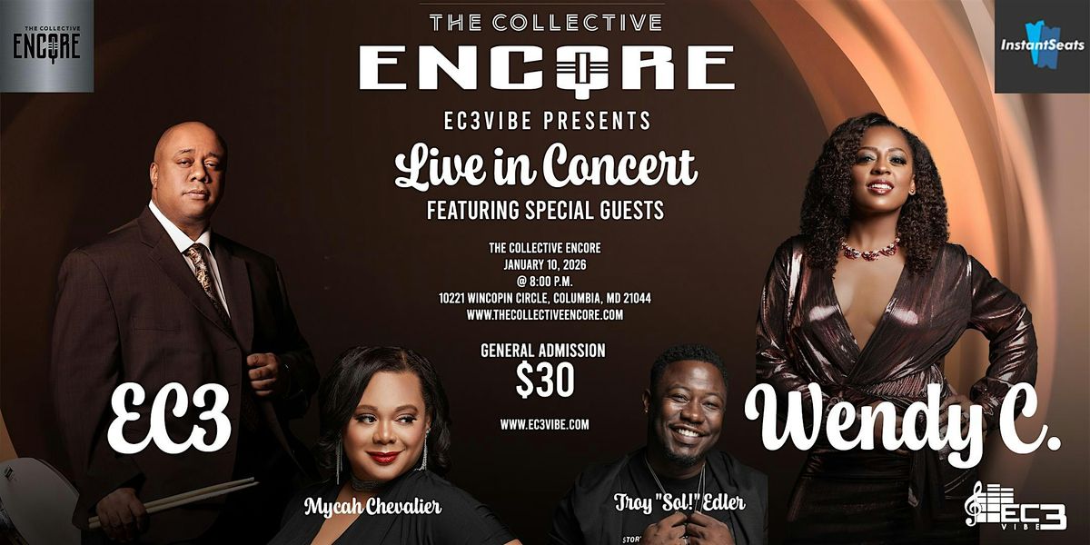 EC3 Live in Concert, 10 January | Event in Columbia | AllEvents