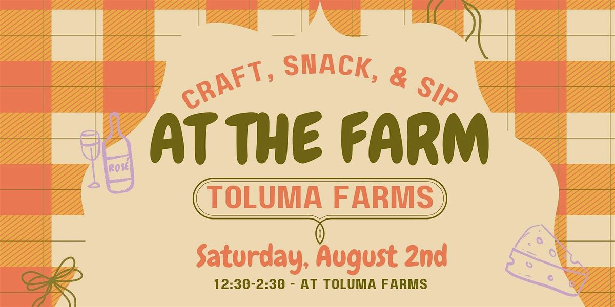 Craft Day at the Farm!, 2 August | Event in Tomales | AllEvents