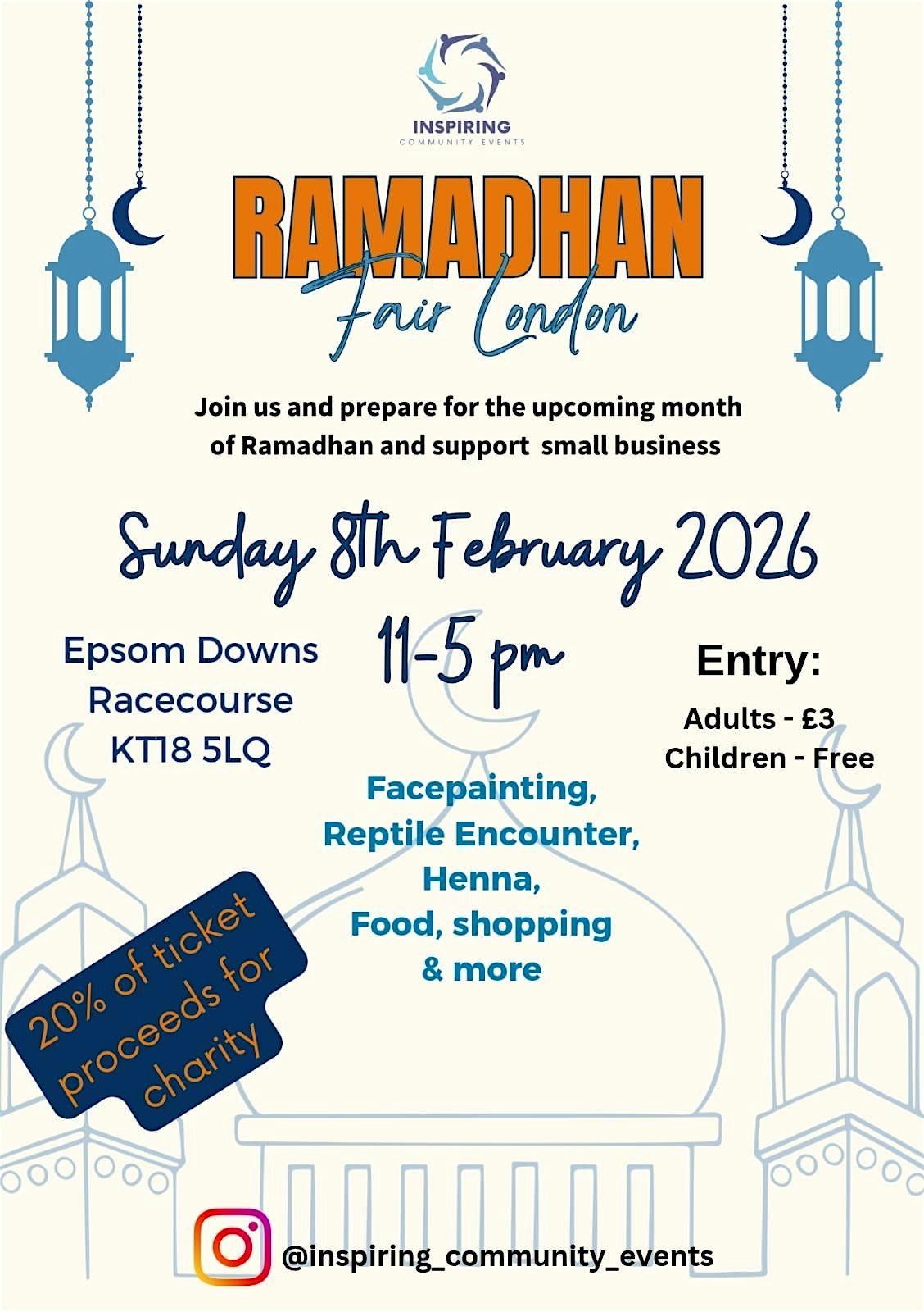 Ramadhan Fair London, 8 February | Event in Epsom | AllEvents