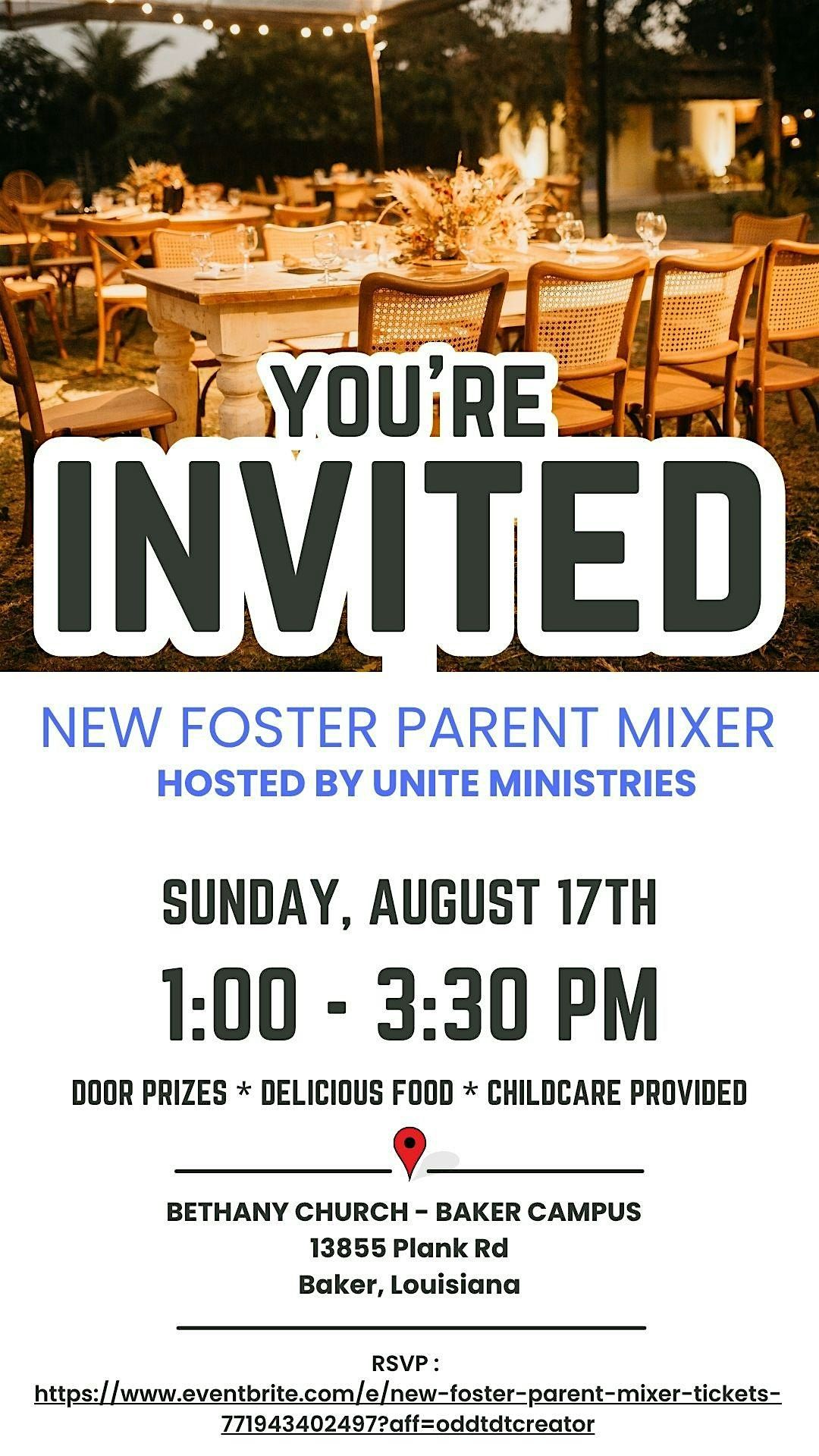 New Foster Parent Mixer, 17 August | Event in Baker | AllEvents