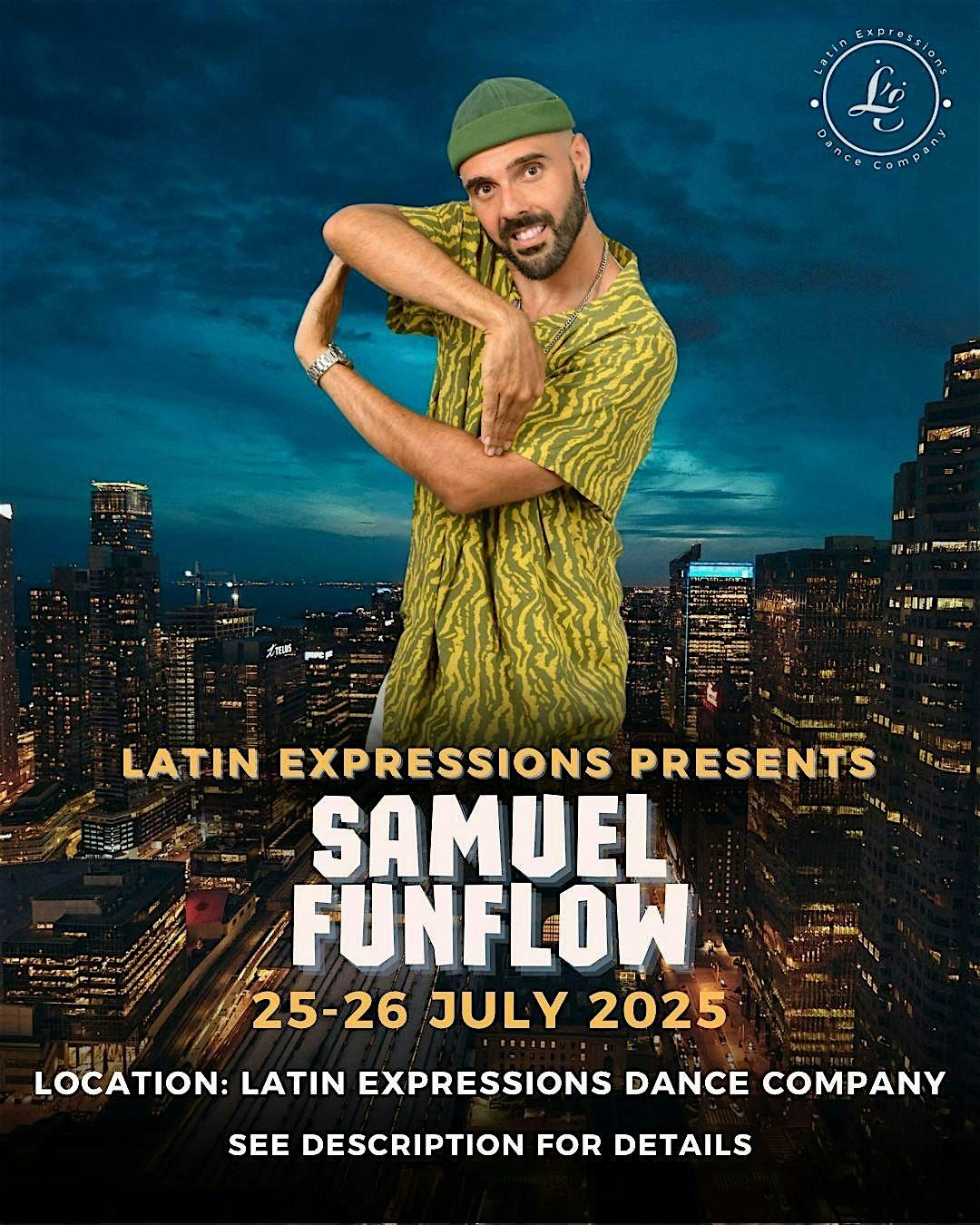 Samuel FunFlow at Latin Expressions, 25 July | Event in Indianapolis | AllEvents