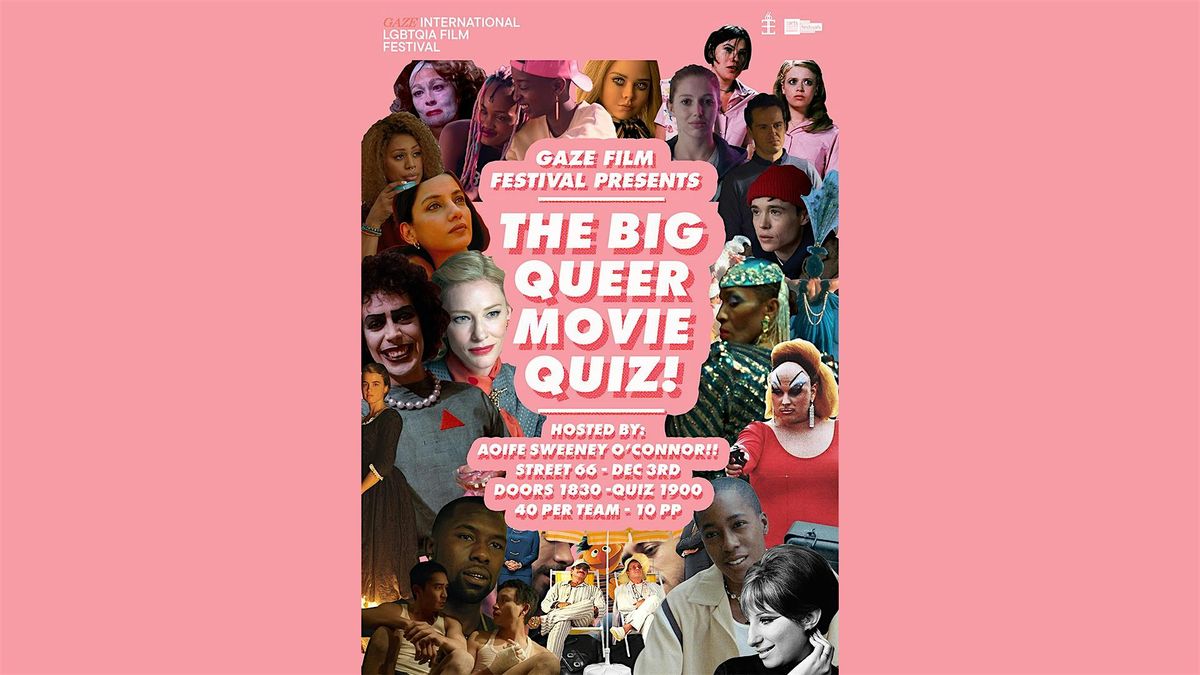 THE BIG QUEER MOVIE QUIZ, 3 December | Event in Dublin 2 | AllEvents