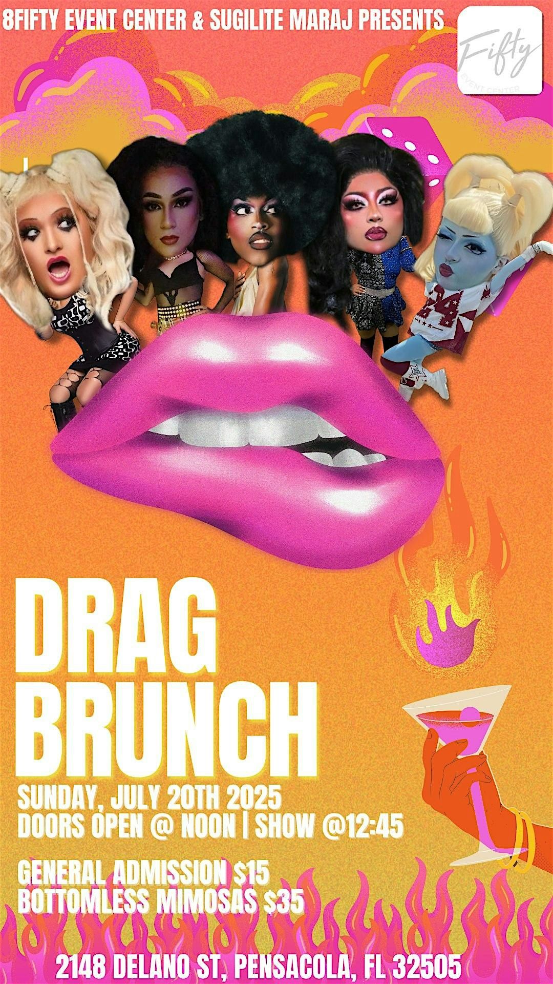 Drag Brunch At 8Fifty! | Event in Pensacola | AllEvents
