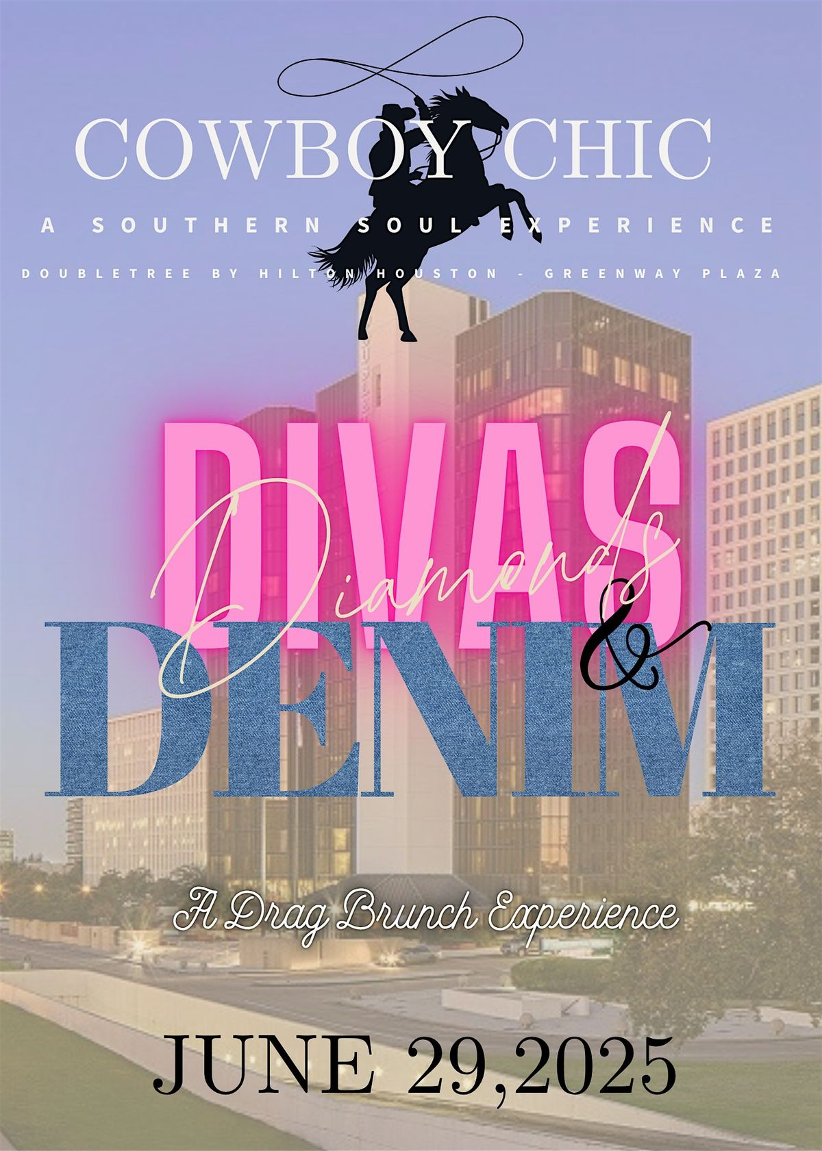 Divas, Diamonds & Denim: A Drag Brunch Experience, 29 June | Event in Houston | AllEvents