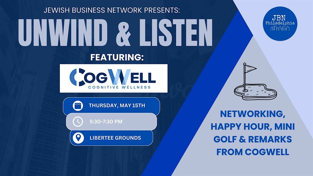 JBN Unwind & Listen, 15 May | Event in Philadelphia | AllEvents