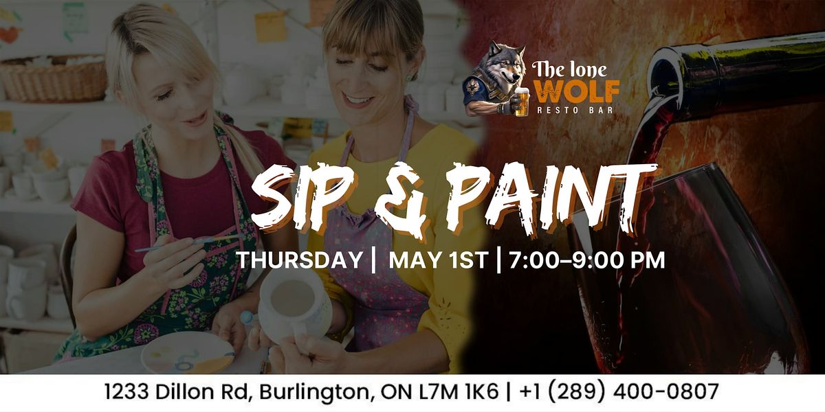 Paint & Sip Night in Burlington | Exclusive Cocktails at Lone Wolf Bar | Event in Burlington | AllEvents