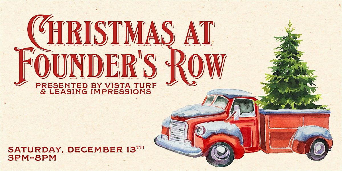 Christmas at Founders Row, 13 December | Event in Midlothian | AllEvents