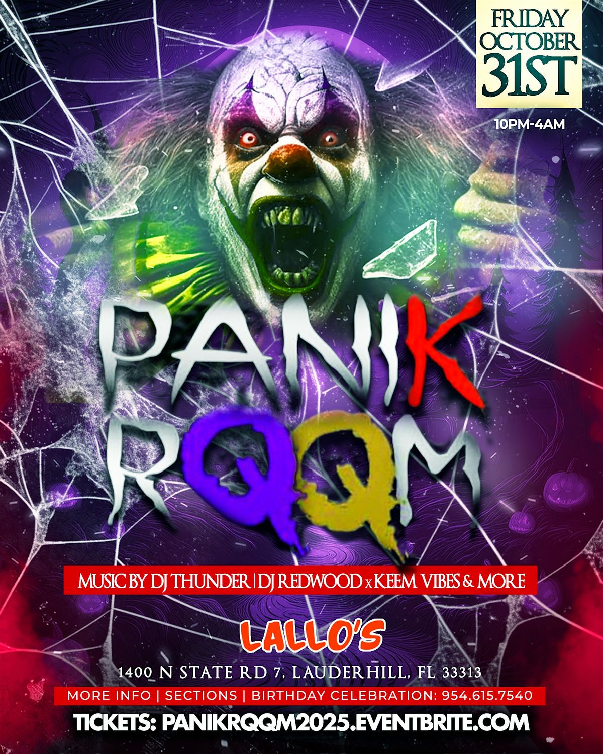 PANIK RQQM, 31 October | Event in Lauderhill | AllEvents