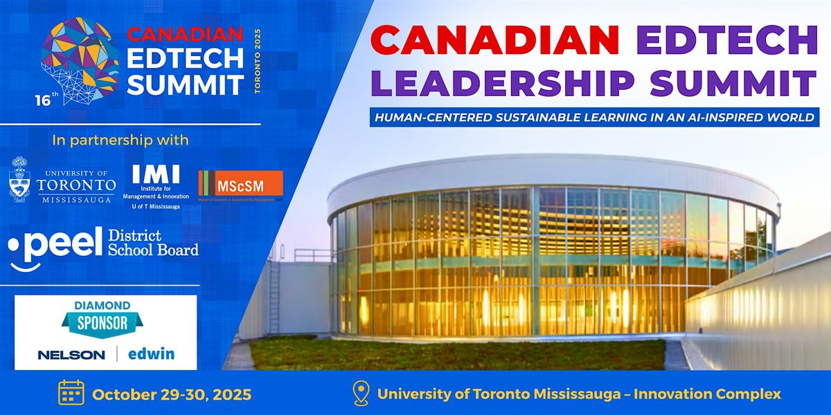 16th Canadian EdTech Leadership Summit - Presented by MindShare Learning, 29 October | Event in New Orleans