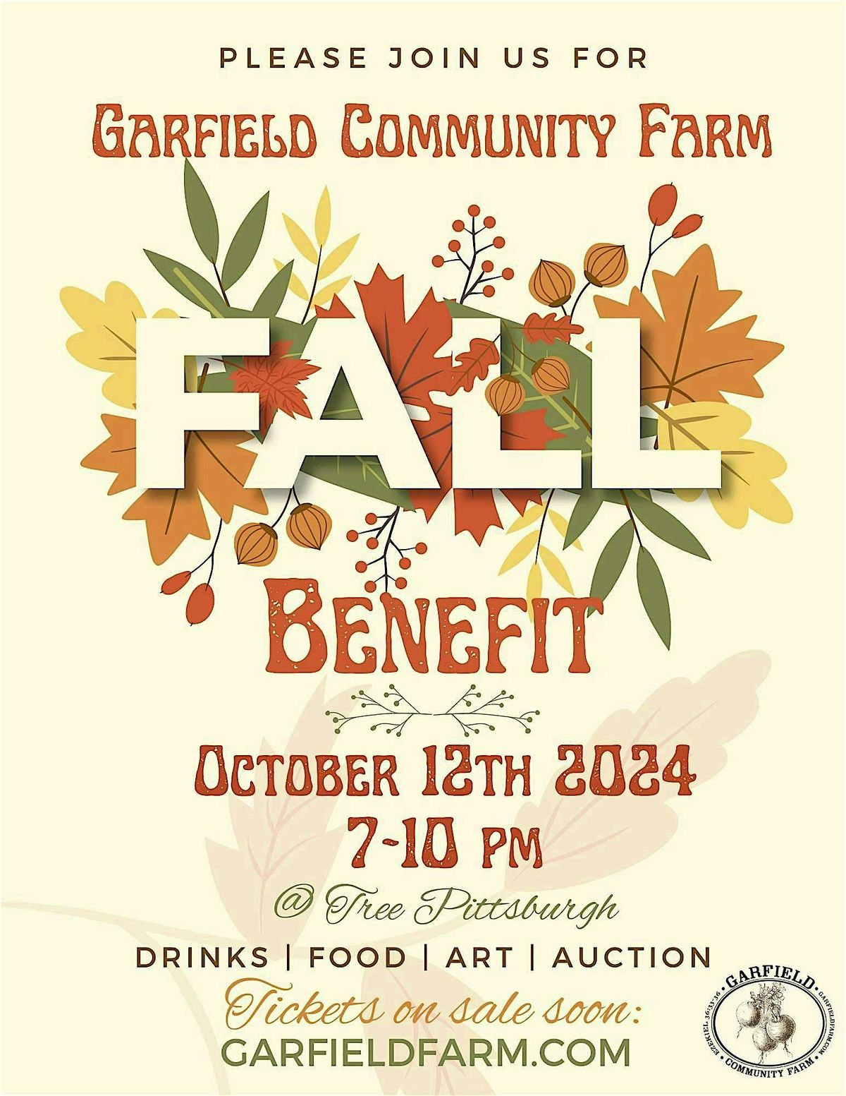 Garfield Community Farm Fall Benefit 2025, 12 September | Event in Pittsburgh | AllEvents