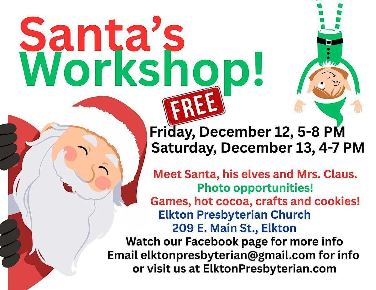 Santa's Workshop, 12 December | Event in Elkton | AllEvents