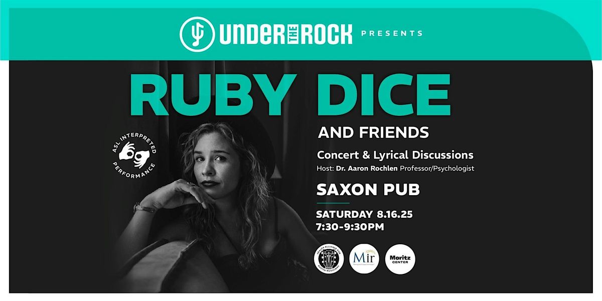 Under The Rock Presents: Ruby Dice, 16 August | Event in Austin | AllEvents