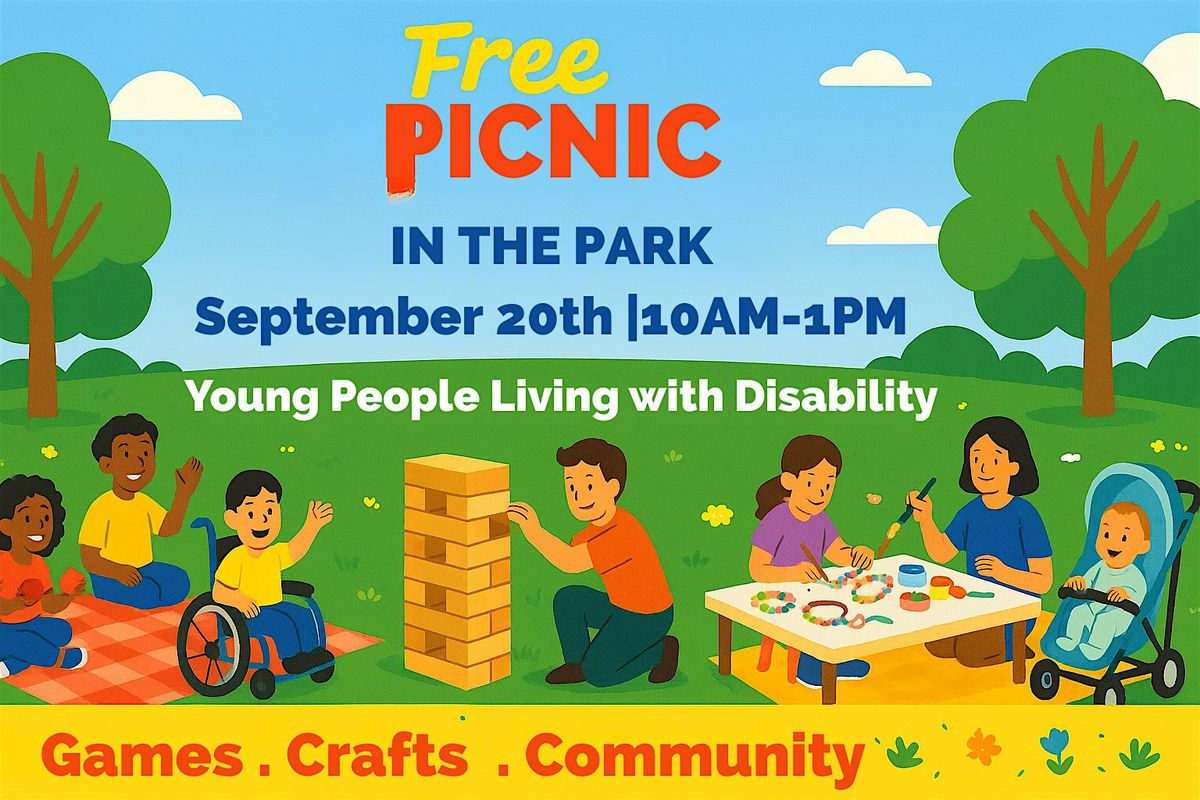 Picnic in the Park - A FREE event for Young People living with disability, 20 September | AllEvents