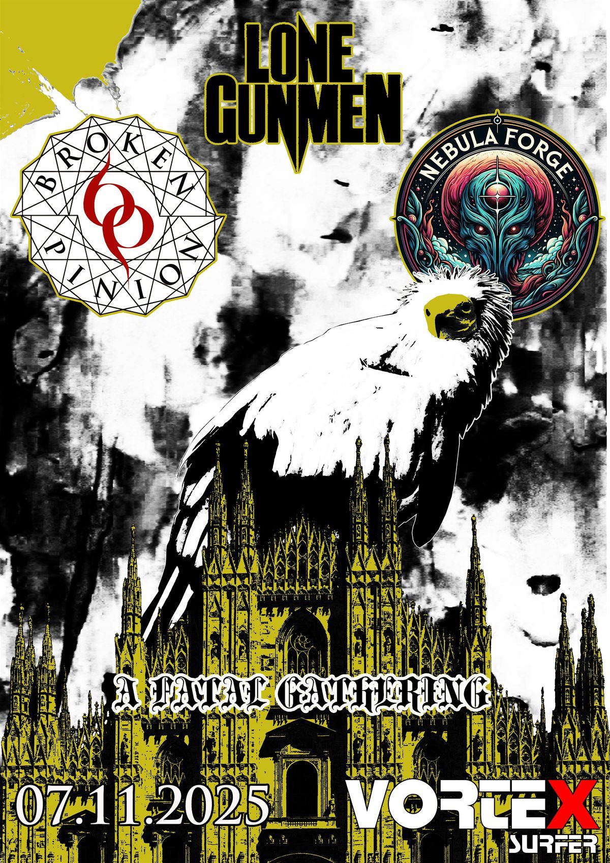 Lone Gunmen + Broken Pinion + Nebula Forge // "A Fatal Gathering", 7 November | Event in Siegen
