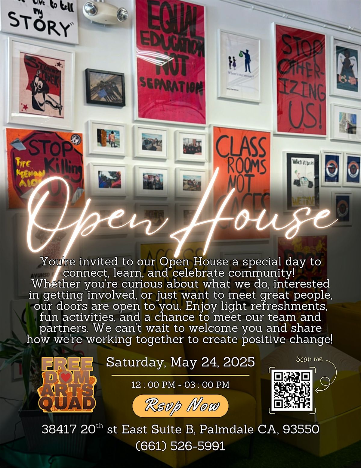 Freedom Arts Squad Open House, 24 May | Event in Palmdale | AllEvents