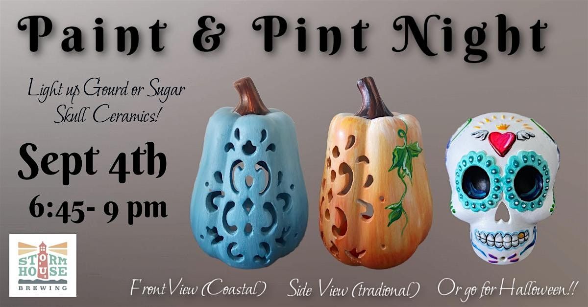 Gourd/ Skull Ceramics Paint Night, 4 September | Event in North Palm Beach | AllEvents