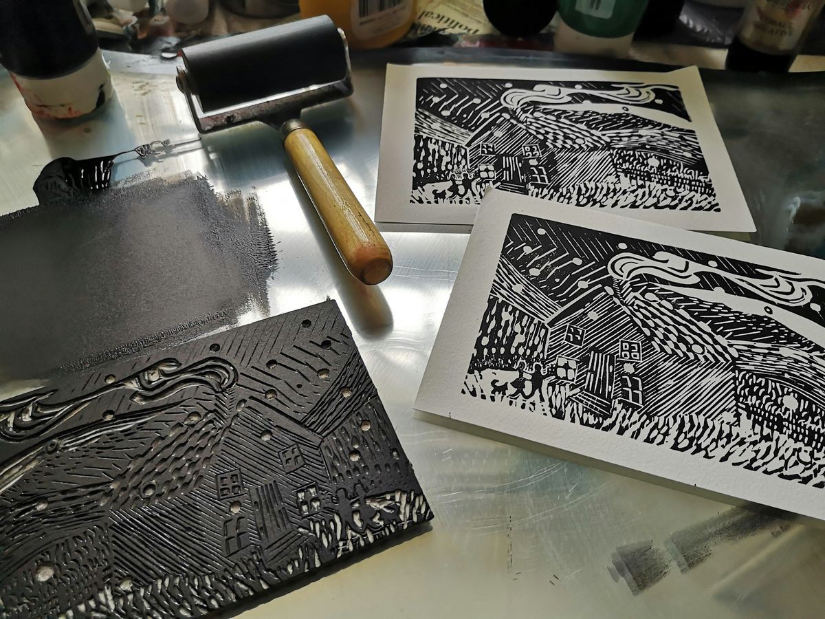 Introduction to Linocut: Create Your Own Hand-Printed Edition, Palette ...
