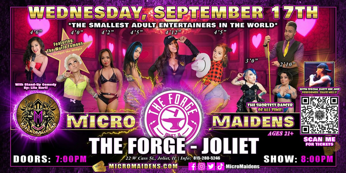Joliet, IL - Micro Maidens Dwarf Dancers @ The Forge, 17 September | Event in Joliet | AllEvents