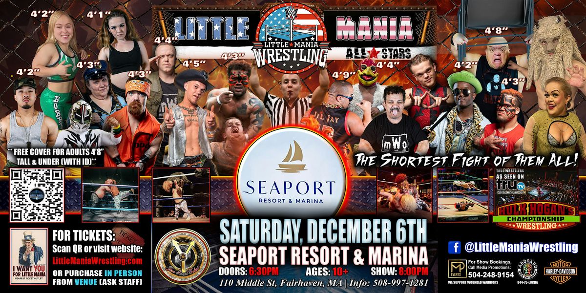 Fairhaven, MA - Little Mania Mini Wrestling @ Seaport Resort & Marina, 6 December | Event in Kingsland