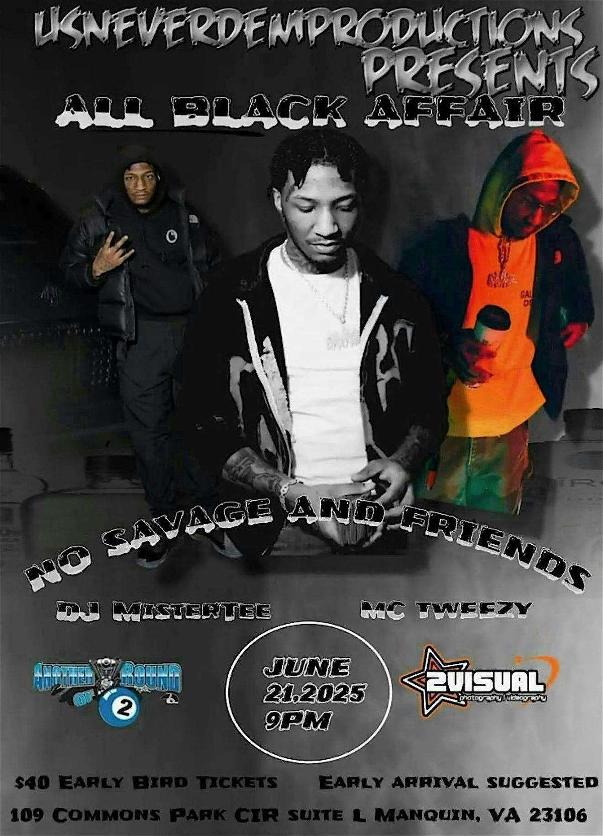 All Black Party w/ No Savage & Friends, 21 June | Event in Manquin | AllEvents