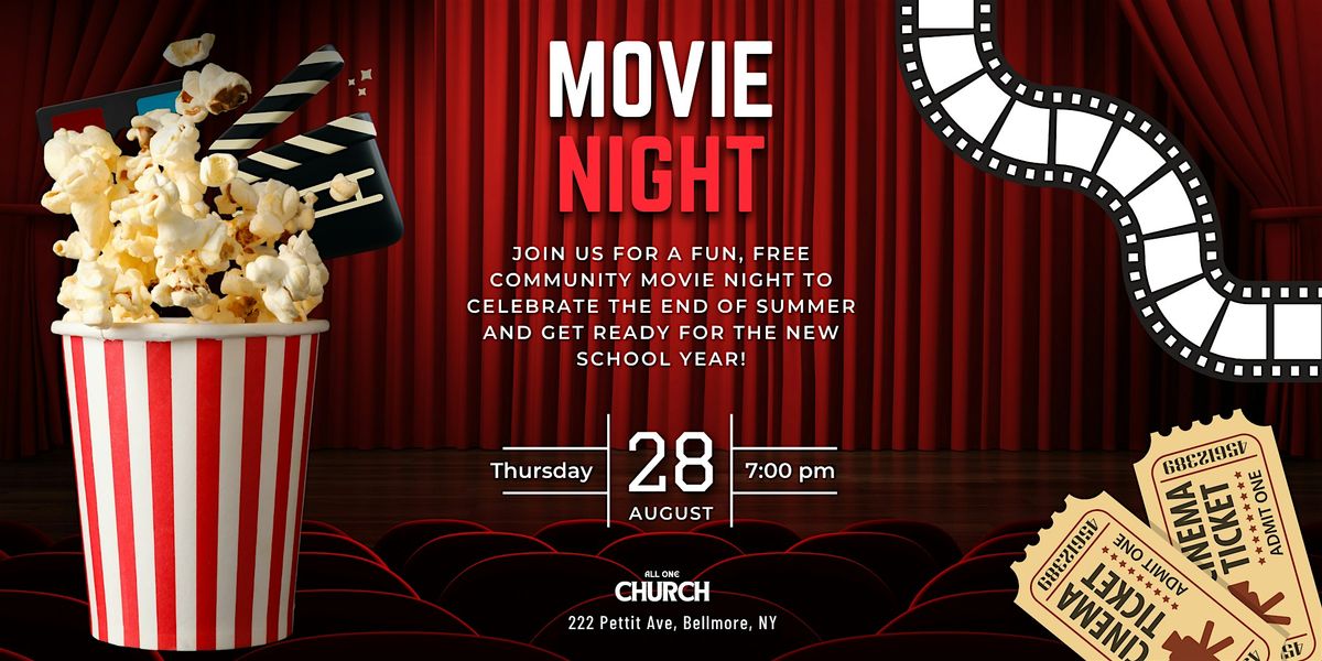 FREE End-of-Summer  Movie Night, 28 August | Event in Bellmore | AllEvents