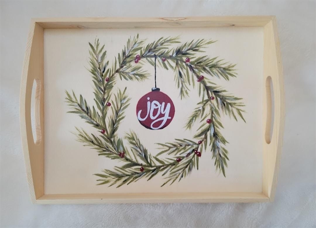 Christmas Wreath Tray at Crystal Ridge Winery, 12 November | Event in Glastonbury | AllEvents