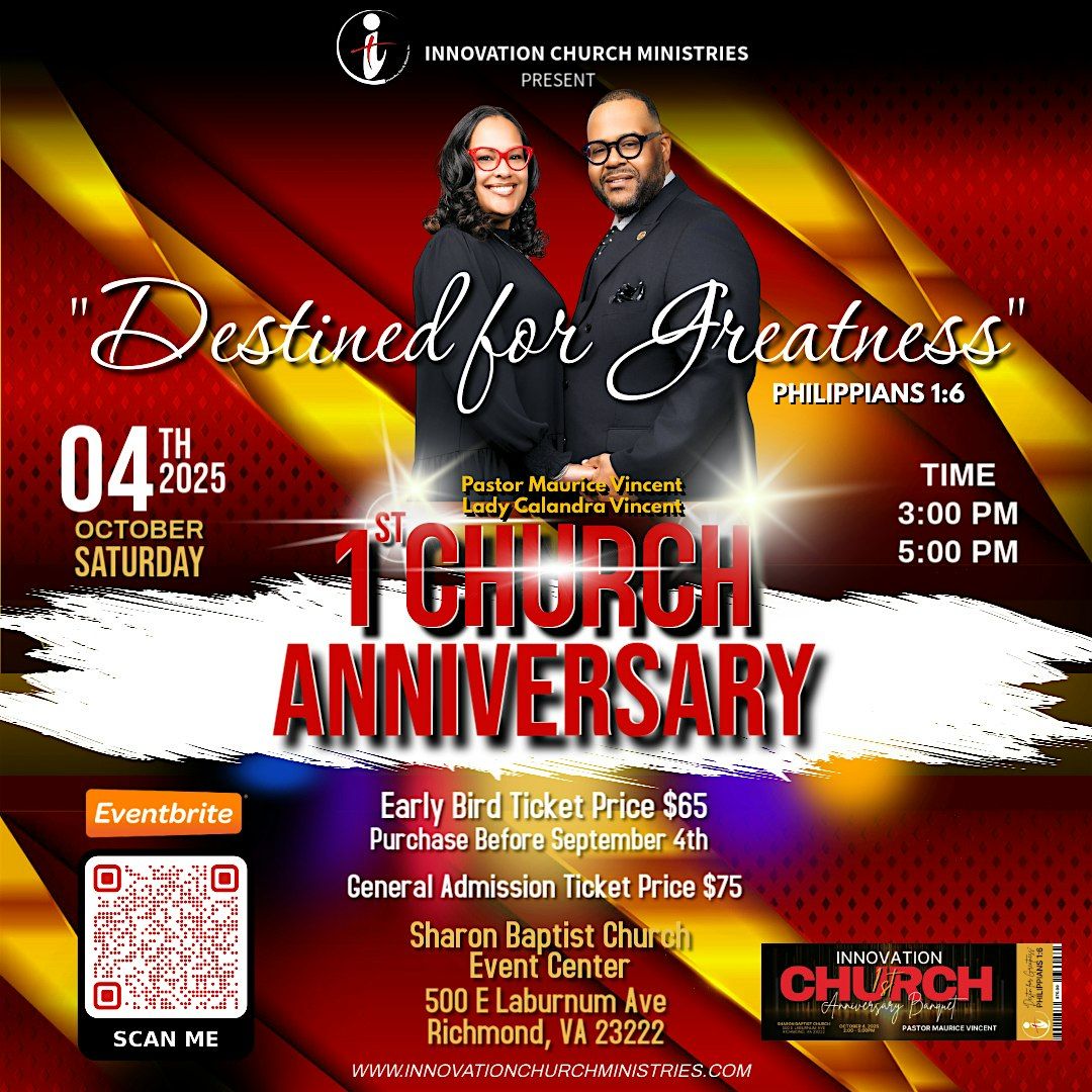 ICM 1st Church Anniversary, 4 October | Event in Richmond | AllEvents