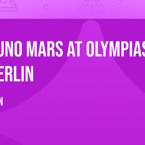 Bruno Mars at Olympiastadion - Berlin