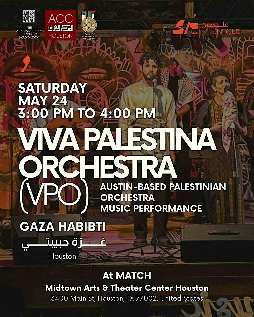 Viva Palestina Orchestra Live Music Performance- MATCH Midtown | Event in Houston | AllEvents