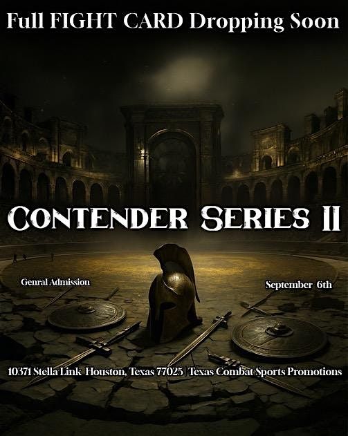 Counter Series II Presented by Texas Combat Sports, 6 September | Event in Houston | AllEvents