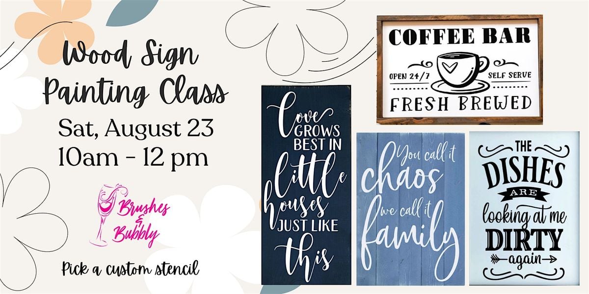 Wood Sign DIY Class, 23 August | Event in Wisconsin Dells | AllEvents