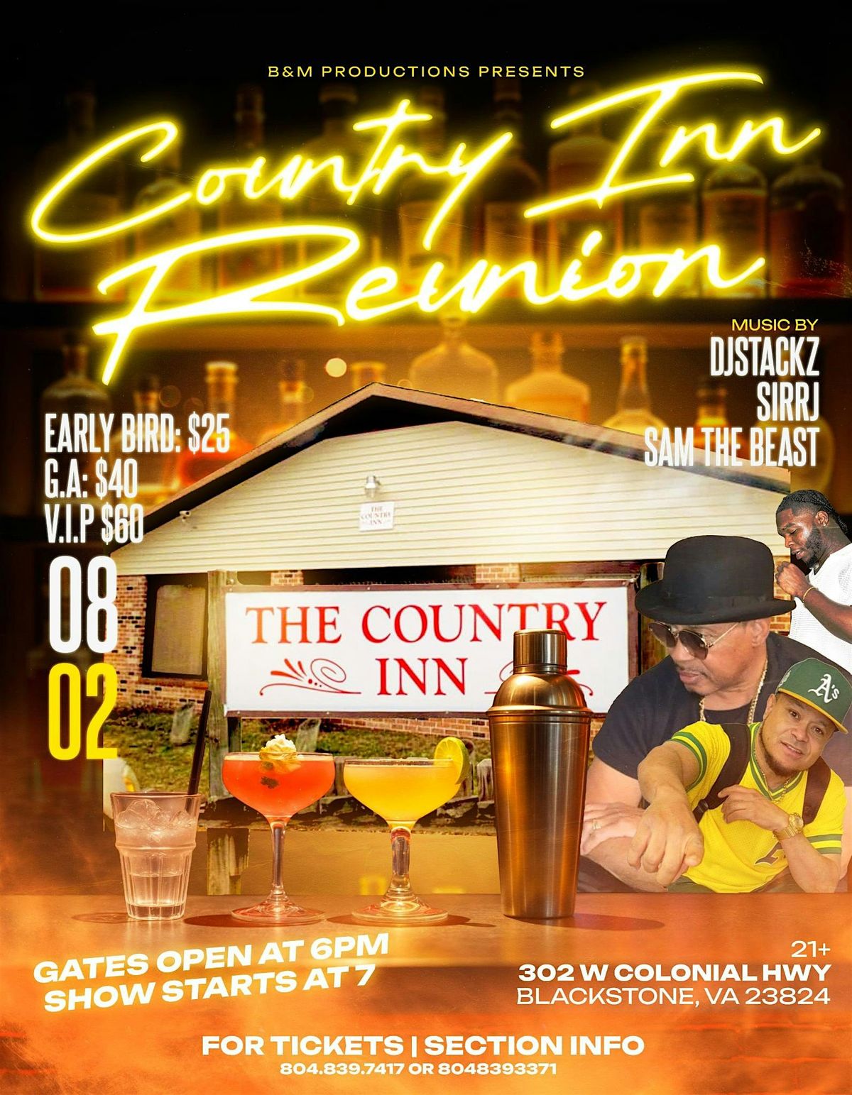 Country Inn Reunion Performing Live Sam The Beast, 2 August | Event in Blackstone | AllEvents