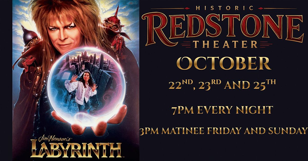 Labyrinth at The Redstone Theater, The Redstone Theater, Kanab | AllEvents