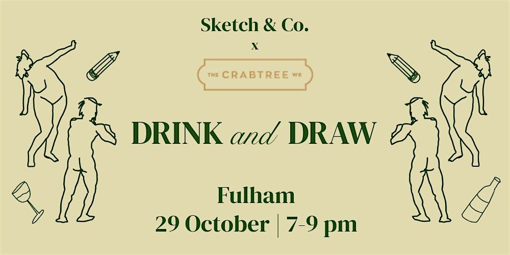 Drink and Draw at The Crabtree, Fulham, 29 October | Event in London | AllEvents