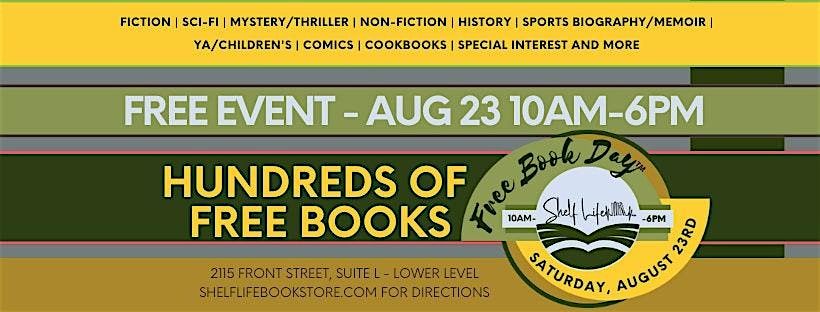 Free Book Day™ at Shelf Life, 23 August | Event in Cuyahoga Falls | AllEvents