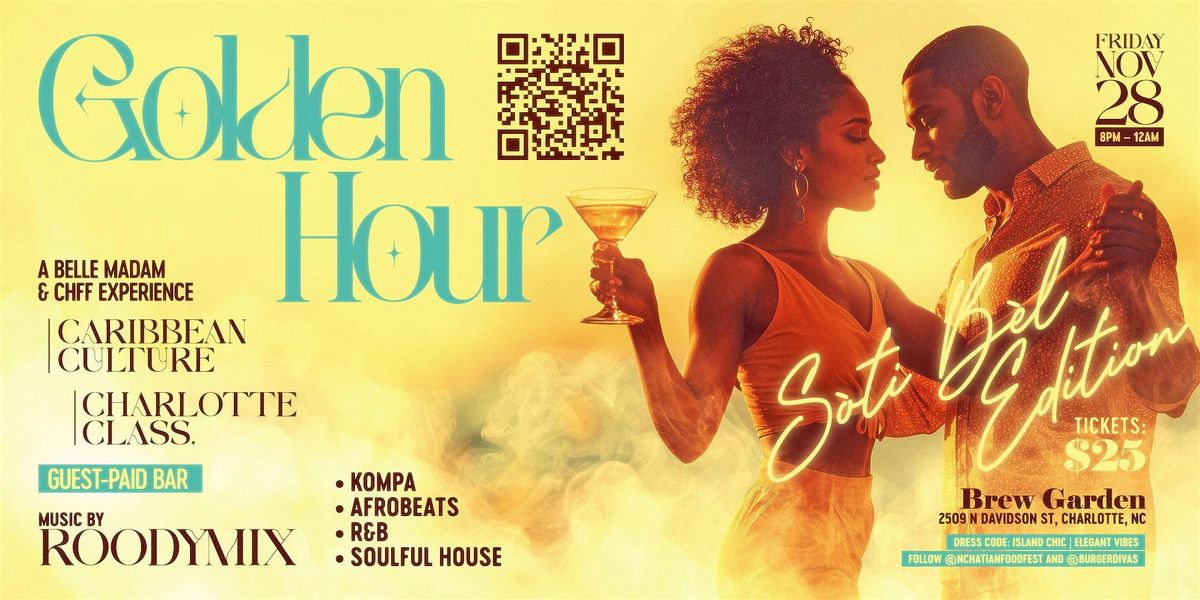 Golden Hour: Soti Bel Edition, 2509 N Davidson St, Charlotte, 28 November 2025 | AllEvents Golden Hour: Soti Bel Edition, 2509 N Davidson St, Charlotte, 28 November 2025 | AllEvents