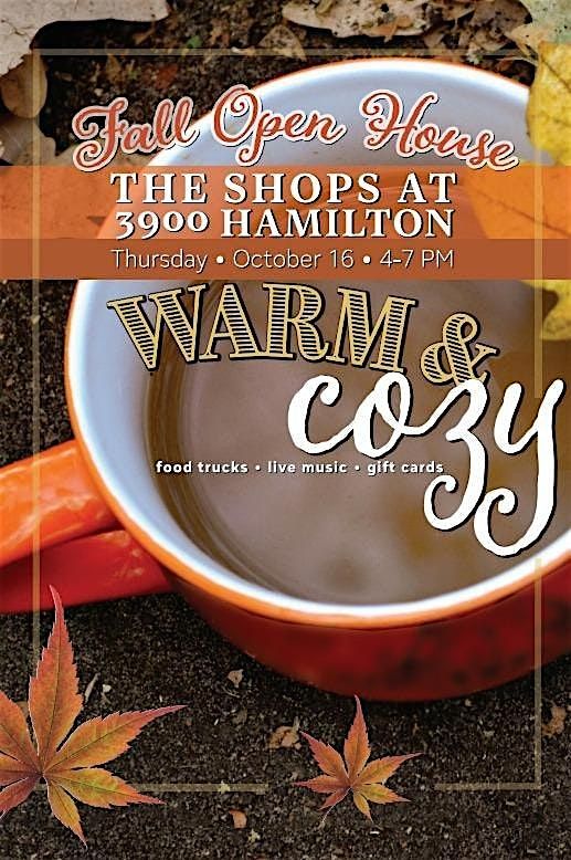 Fall Open House at The Shops at 3900 Hamilton, 16 October | Event in Allentown | AllEvents
