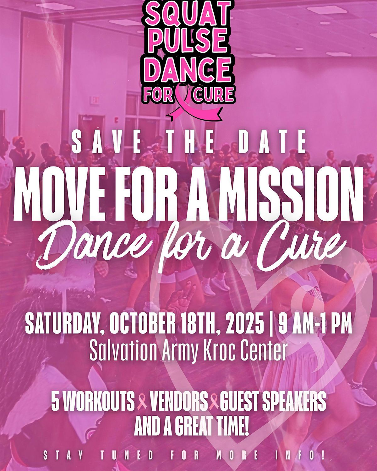 Squat, Pulse and Dance for a Cure: Move for a Mission. Dance for a Cure., 18 October | Event in Grand Rapids