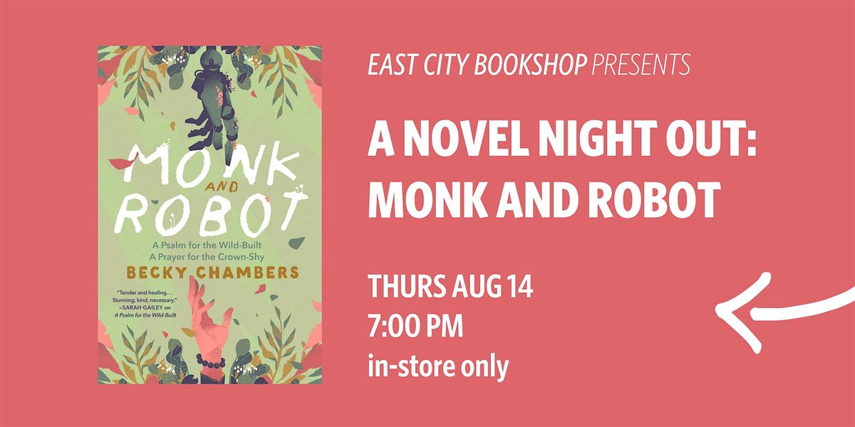 In-Store Event: A Novel Night Out: Monk and Robot, 14 August | Event in Washington | AllEvents