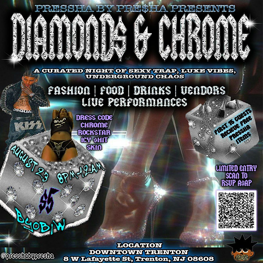 PRESSHA BY PRE$HA PRESENTS: DIAMONDS AND CHROME, 23 August | Event in Trenton | AllEvents