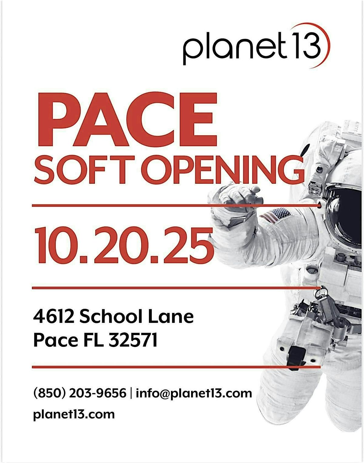 Planet 13 Neighborhood Dispensary Pace Soft Opening, 20 October | Event in Pace | AllEvents