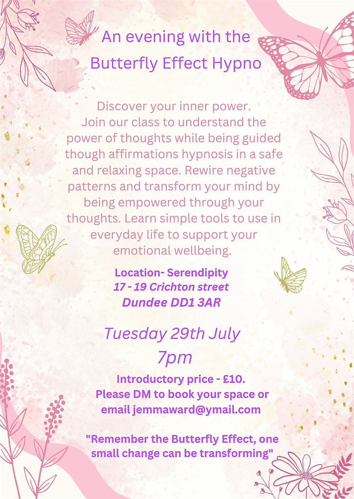 Discover your inner power, 29 July | Event in Dundee | AllEvents