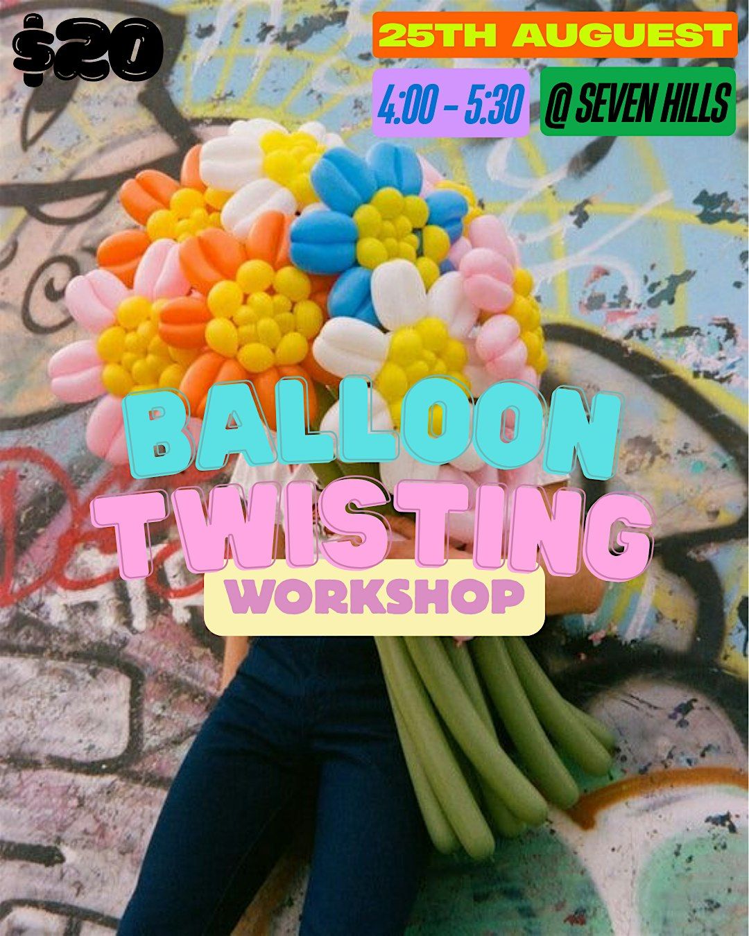 Balloon Twisting Workshop, 25 August | Event in Seven Hills | AllEvents