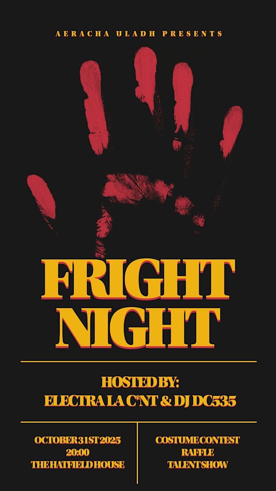 Teletech Arena Fright Night, Hatfield House, Belfast, 31 October to 1 November | AllEvents