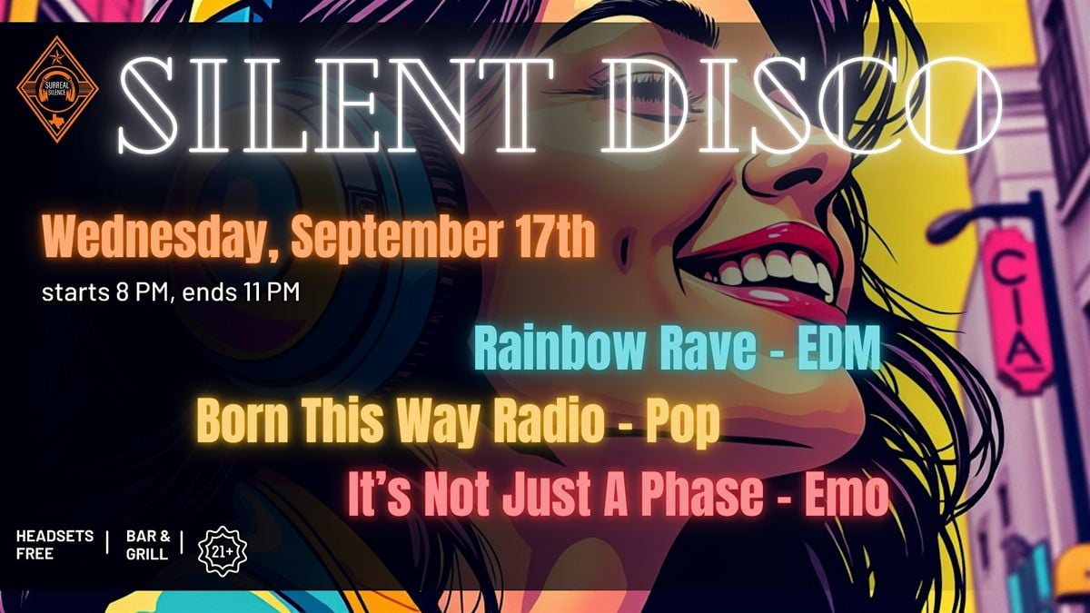 Silent Disco! EDM x Emo x Pop | Event in Dallas | AllEvents