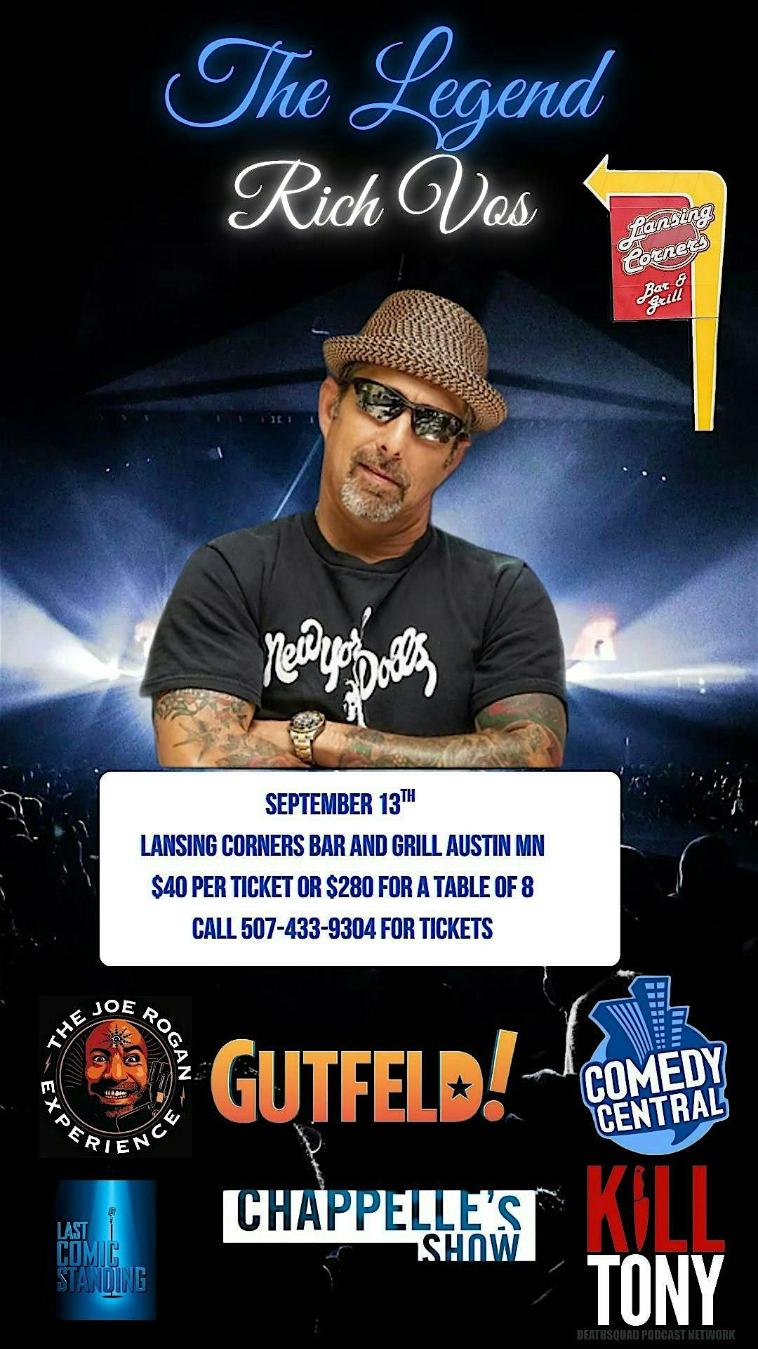 Rich Vos Live at Lansing Corners, 13 September | Event in Austin | AllEvents
