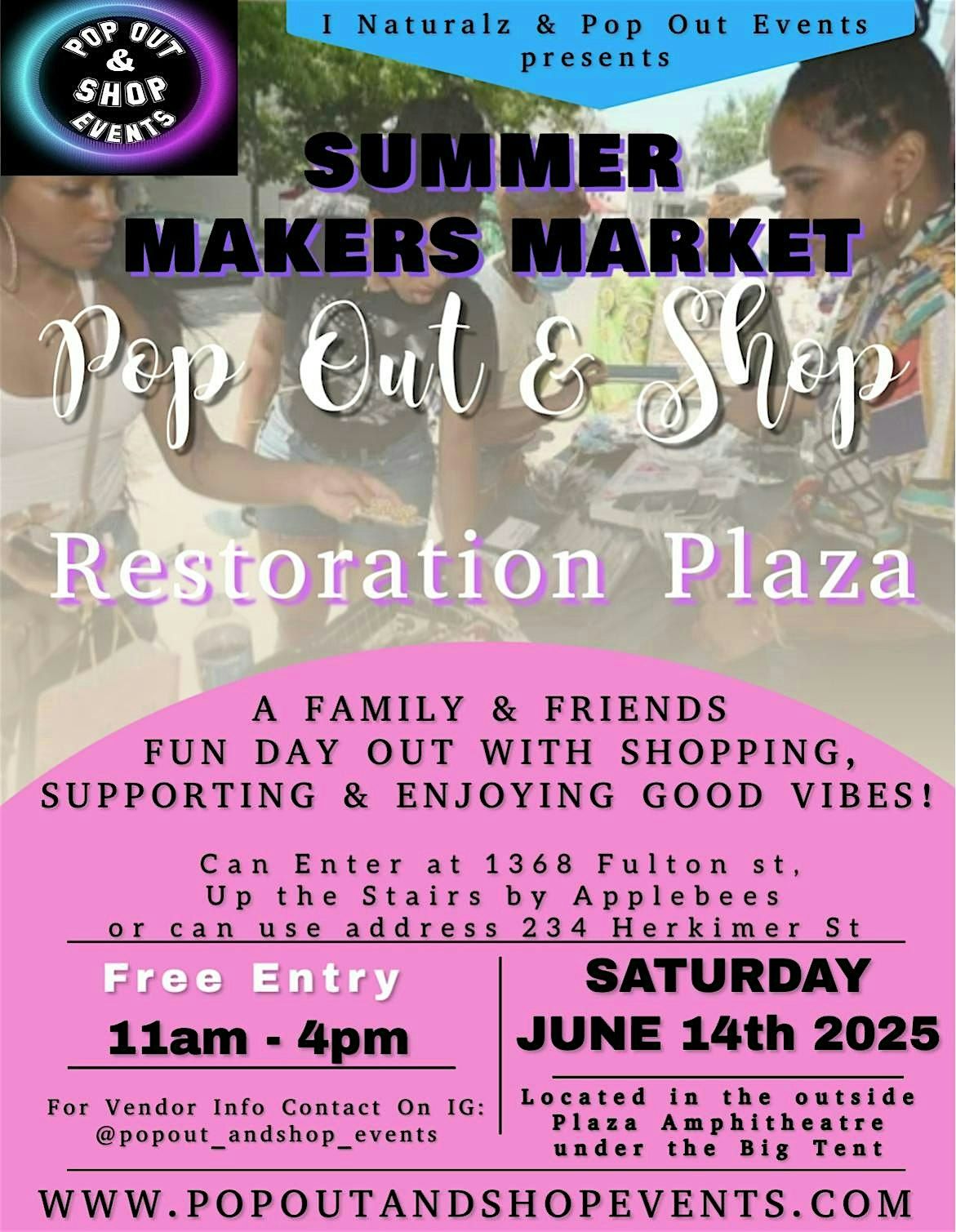 Summer Makers Market Restoration Plaza, 14 June | Event in Brooklyn | AllEvents